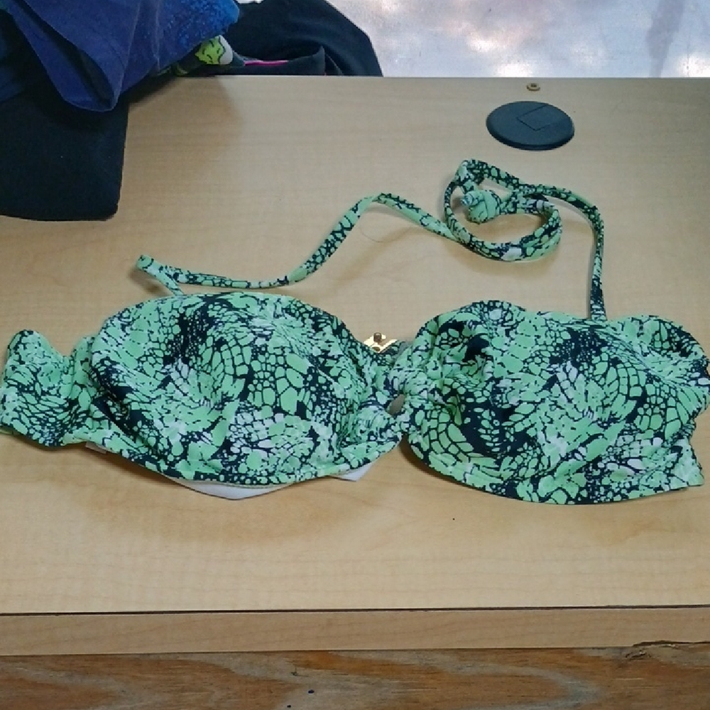 Vero Moda Green Patterned Bikini